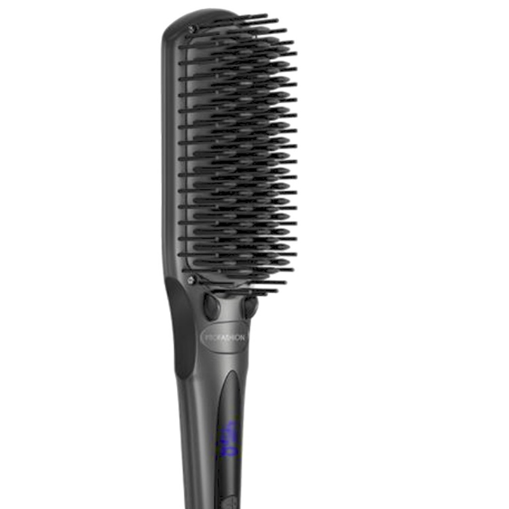 Hair straightening brush